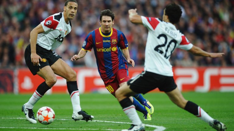 Дежавю! Юнайтед и Фърдинанд отново са победени от Барса и Лео Меси във финала за Шампионската лига. Този път „червените дяволи” губят с 1:3 през 2011 г.