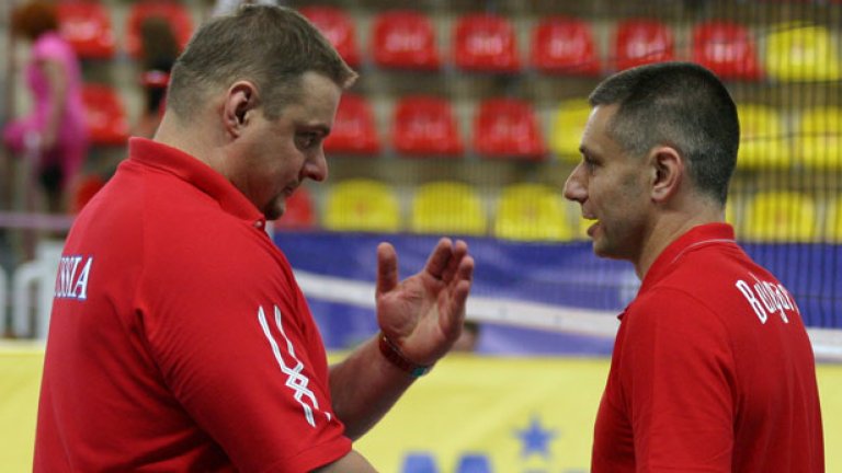 Радостин Стойчев и Владимир Алекно отново ще застанат един срещу друг - този път в четвъртфиналите на Евроволей 2011