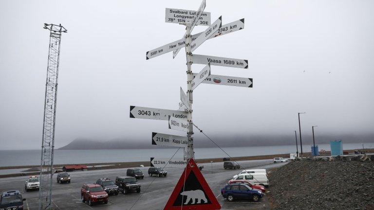 Всичко в Свалбард е построено върху замръзналата земя.