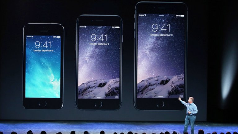  Apple iPhone 6  

 Изненадвайки абсолютно никого, iPhone 6 (и по-едрият му събрат 6 Plus) доминират мечтите на потребителите на Yahoo. Устройството дори се оказва на девето място сред най-търсените ключови думи в Yahoo през 2014. 

 Защо? 

 Размерът вероятно е от решаващо значение. С мерки 4.7 и 5.5 инча, iPhone 6 и 6 Plus са най-големите телефони, които Apple някога са произвеждали. Така от компанията най-после удовлетвориха жаждата на феновете за повече екранно пространство. И батериите им са по-големи, а максималното място за данни е увеличено до цели 128GB.

 Нови функции в iOS 8 като HealthKit и Apple Pay правят разнасянето на портфейл, пълен с карти за застраховки и пари в брой почти отживелица. Няколкото нашумели бъгове и тенденцията към огъване не можаха да навредят на популярността на iPhone 6.