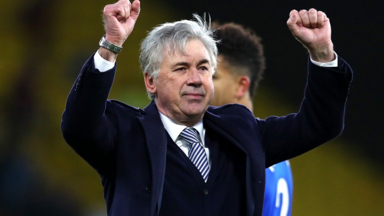 8. Евертън: 26 мача, 36 т.
През декември Евертън в един момент се свлече до 18-ото място, но при Карло Анчелоти преобразяването върви с пълна сила. Само една загуба в осемте мача на италианеца показва, че "карамелите" бележат сериозен прогрес. Те обаче са аутсайдери в борбата за Шампионската лига, най-вече заради безмилостната програма до края. На Евертън предстоят двубои с всички останали от топ 10, освен с Манчестър Сити. Нищо чудно да загубят доста точки още в следващите няколко срещи и да им се наложи този път да отпишат евротурнирите.