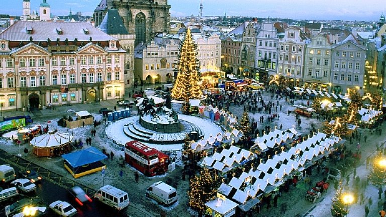 Коледен базар в Стара Прага