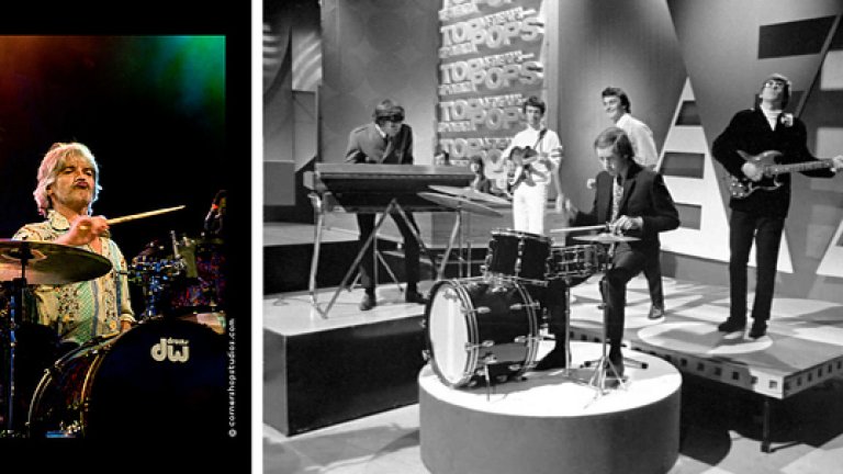 The Zombies в класическия им състав и днешният барабанист
