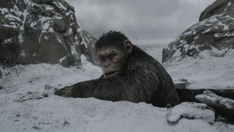 Войната за планетата на маймуните/ War for the Planet of the Apes 
Филмът използва спиращи дъха визуални ефекти, за да покаже Цезар и неговите последователи-маймуни по-реалистични от всякога. Това е военна драма, комбинирана с безпощадна социална сатира, плюс Ууди Харелсън в ролята на анархичен националист. Всяка секунда от този филм изглежда и звучи завладяващо благодарение на режисурата на Мат Рийвс и саундтракът на Майкъл Джакино.