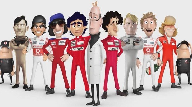 Тимът във Формула 1 има собствена анимационна поредица, която представя различни периоди от развитието му