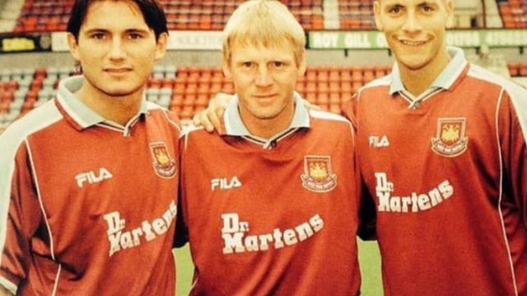 Имало едно време в Уест Хем: Франк Лампард, Стюърт Пиърс и Рио Фърдинанд.