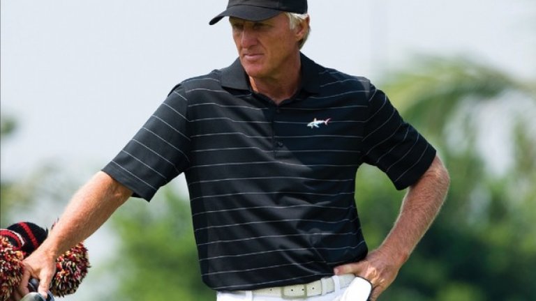 9. Грег Норман: Наричат го Голямата бяла акула на голфа. Отказа се само преди 2 години след 20 титли от PGA тура. Има бизнес интереси с вино, мода, слънчеви очила... Спонсори са му  Omega и Johnnie Walker, а нещата явно вървят на всички фронтове - 16 милиона долара за 2013 г. е чистата му печалба.