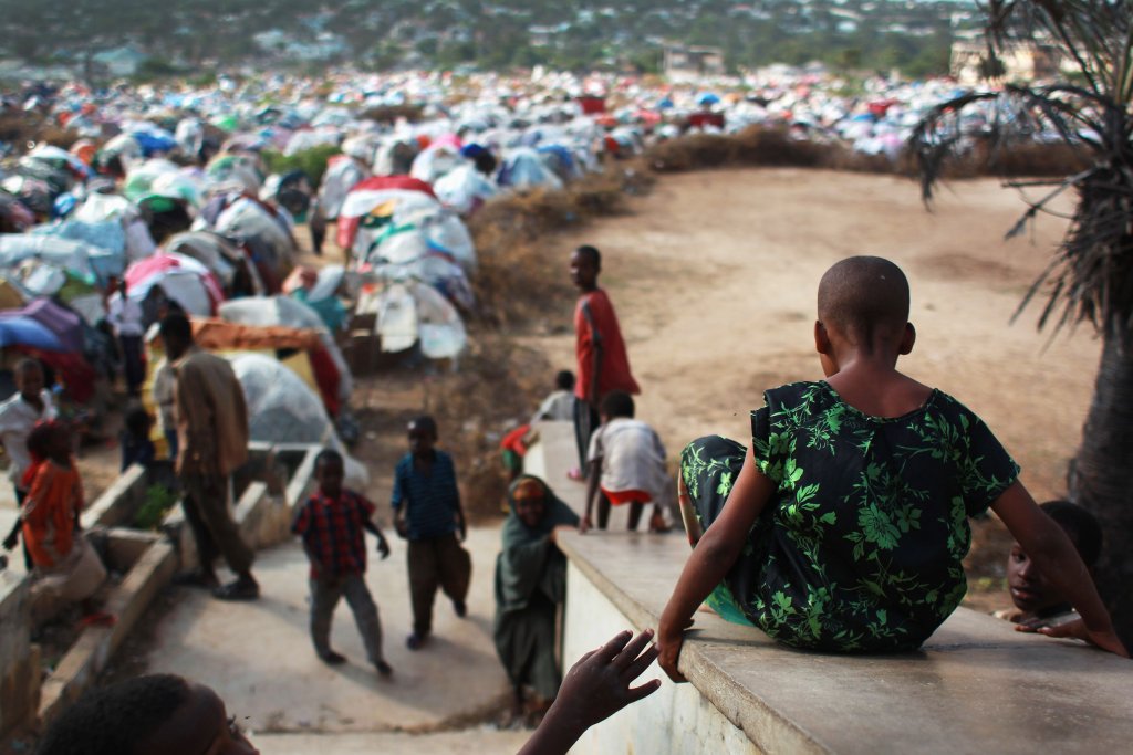 Somali Famine Refugees Seek Aid In Mogadishu