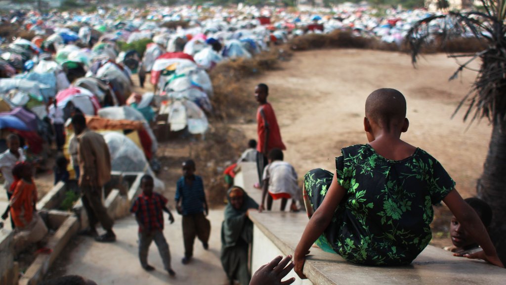 Somali Famine Refugees Seek Aid In Mogadishu