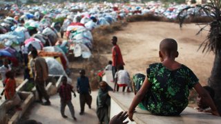 Somali Famine Refugees Seek Aid In Mogadishu