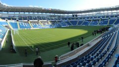 Страхотният новичък стадион в Одеса чака Лудогорец за важния мач в Лига Европа.