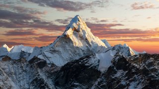 Evening view of Ama Dablam