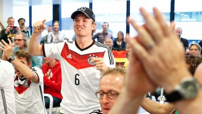 Розберг е голям фен на германския национален отбор