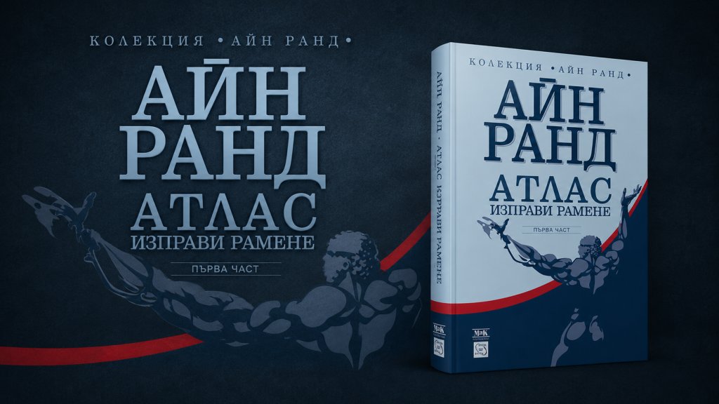 “Атлас изправи рамене” на Айн Ранд

Романът представлява мащабна антиутопия с алтернативна версия на Съединените щати, в която правителството става все по-тоталитарно. Налагат се абсурдни регулации, контролът над бизнеса се затяга, а най-големите умове на нацията започват мистериозно да изчезват. В това време главната героиня Дагни Тагарт се стреми да закрепи най-голямата железопътна линия в страната, така че да не фалира.