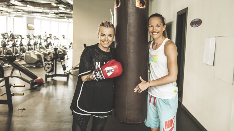 Поли Генова в ритъма на бокса