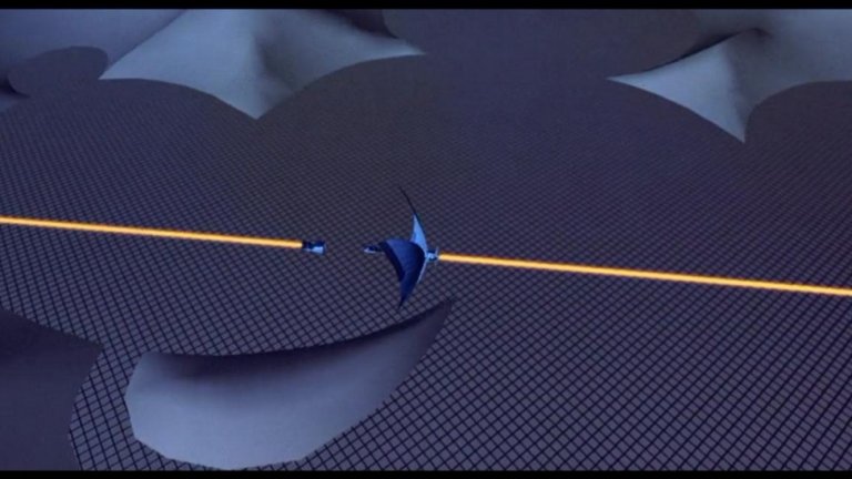 "Трон" (1982) 
В много от филмите, продуцирани от "Дисни", са скрити препратки към иконичния образ на компанията - Мики Маус. Силуетът на мишката с кръглите уши понякога е само леко загатнат, но в "Трон" изведнъж заема централно място на екрана. В края на футуристичния филм, главните герои попадат в симулация, която преминава през цялата Мрежа, като изведнъж в пространството под соларния кораб се показва огромен Мики Маус.