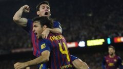 Сеск Фабрегас и Лионел Меси са замесени в половината от попаденията на Барселона от началото на сезона