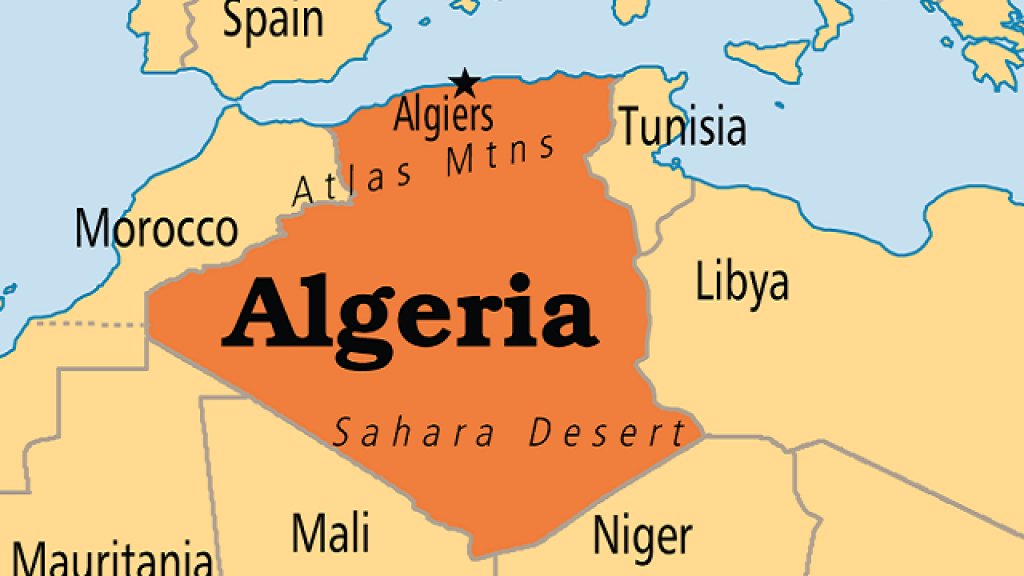 Algeria-map