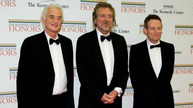 Джими Пейдж, Робърт Плант и Джон Пол Джоунс (отляво надясно) не са развалили взаимоотношенията си, но трудно ще застанат на една сцена