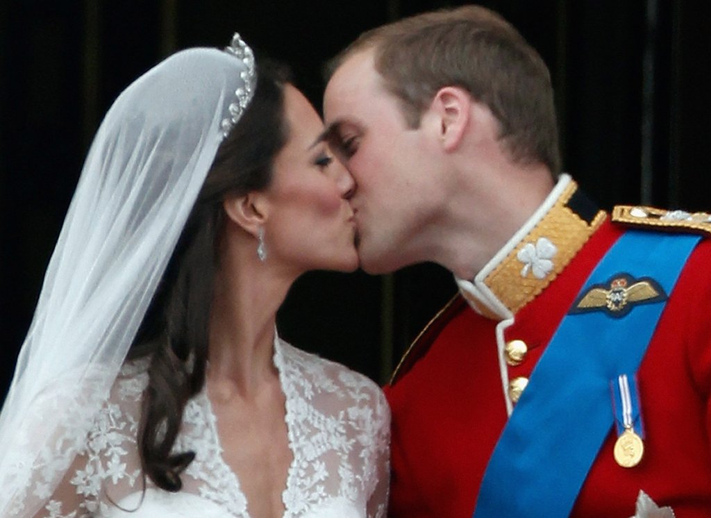 Royal Wedding - The Newlyweds Greet Wellwishers From The Buckingham Palace Balcony