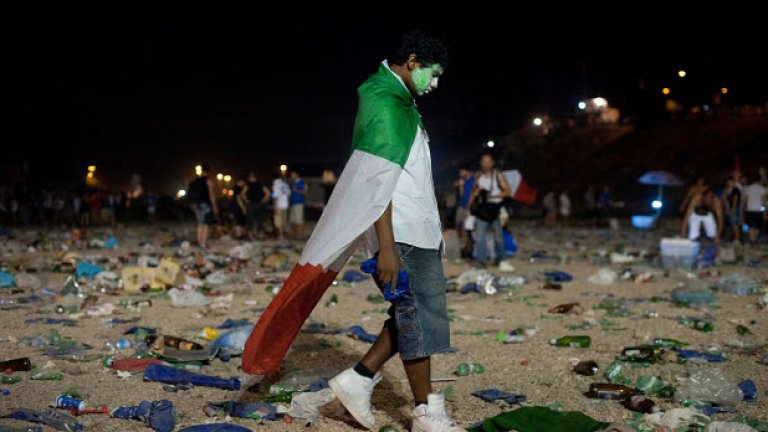 Европа в червено и жълто