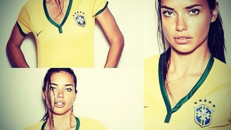 Адриана Лима. Известна е като страстна фенка на бразилските състезатели във всички видове спорт - футбол, волейбол, Формула 1 и така нататък. Пада си и по американския футбол.