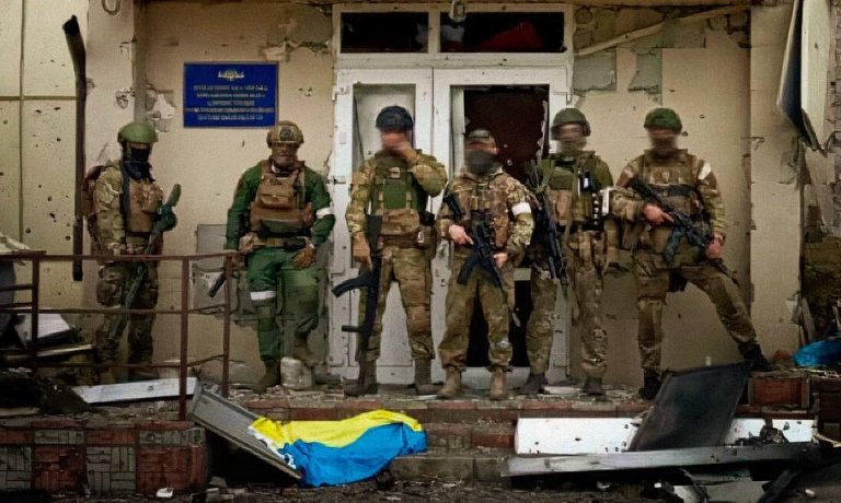 Бойците на "Вагнер" в Украйна.