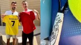 Джокович и Роналдо си размениха подаръци