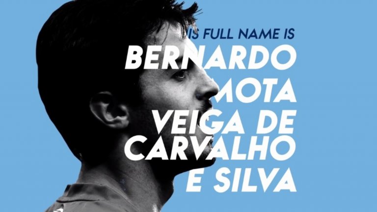 Цялото му име Бернардо Мота Вейга де Карвальо е Силва. Роден е на 10 август 1994 г. в Лисабон. 