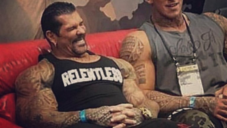 С вече починалата легенда на фитнеса Рич Пиана