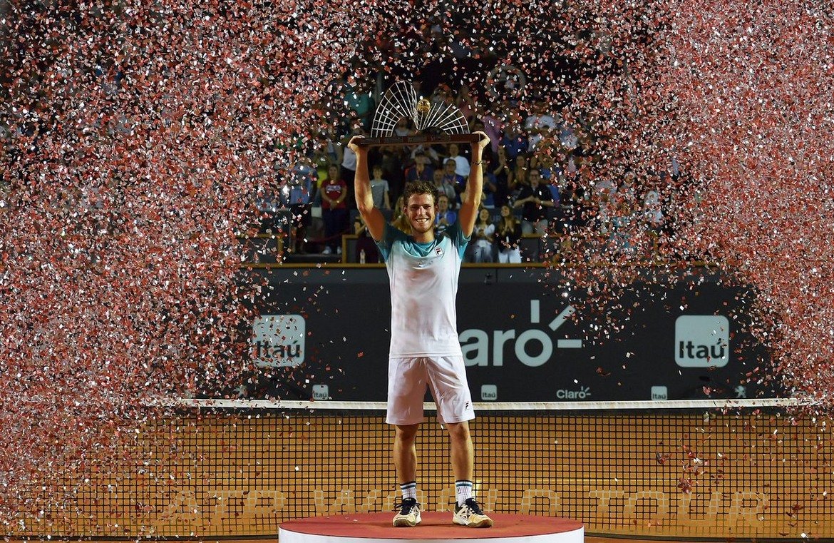 През февруари Шварцман спечели голяма титла - тази от турнира от категория ATP500 в Рио.