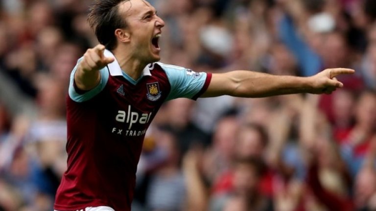 Марк Ноубъл (Уест Хем).
Феновете го харесаха от пръв поглед преди 11 години, когато дебютира у дома с 3:1 над Блекбърн. Тих и работлив, продукт на прочутата академия на Уест Хем, Ноубъл всяко лято е броен в трансферните планове на по-големи отбори, но винаги остава у дома.