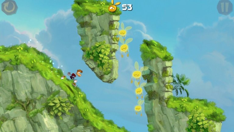 Rayman Jungle Run (5.89 лв., iOS/Android)

Геймърите веднага ще се сетят за популярната 2D платформър серия със симпатичния анимационен герой, но не е нужно да си играл видеоигри, за да се потопиш в шарения свят на Rayman Jungle Run. Платформър играта се управлява само с едно докосване и дизайнът е безупречен за играене в движение: героят ви се движи сам и вие само трябва да направлявате маневрите му с един пръст. Разкошната графика е създадена със същия енджин като на конзолния хит Rayman Origins. Първите 20 нива от Rayman Jungle Run са безплатни, а останалите си заслужават всяка стотинка.
