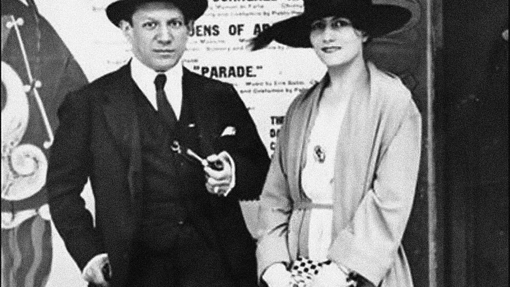 Pablo Picasso and Olga Khokhlova. Artist: Anonymous