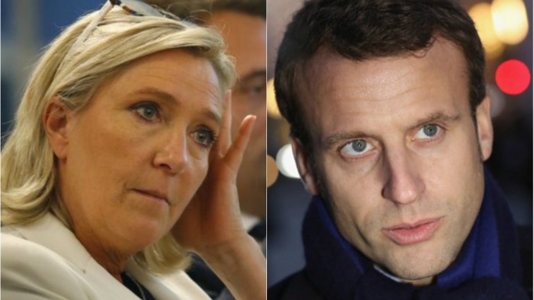 Марин Льо Пен или Еманюел Макрон ще е новият президент на Франция?