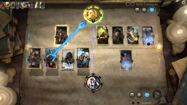 The Elder Scrolls: Legends (iOS, Android)
Още едно име, добре познато на запалените геймъри. Bethesda изненада всички, когато миналата година пусна симулацията Fallout Shelter за мобилни устройства. Първата подобна игра на компанията пожъна голям успех и очевидно я окуражи да продължи с тази тенденция. Така това лято трябва да видим The Elder Scrolls: Legends - игра с карти, базирана на едноименната популярна ролева поредица. Засега тя още няма официална дата на излизане, но към момента е в бета тестове, което може да означава само едно - премиерата