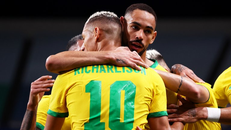 Бразилия на полуфинал; общо 16 гола в два мача в Токио