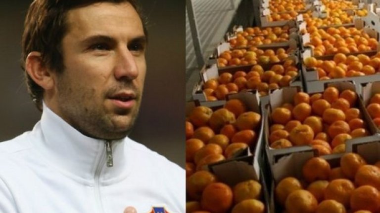 Дарио Сърна се прочу, след като купи 20 тона мандарини за децата в Хърватия.