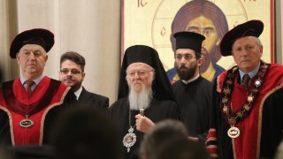 В Българска академия на науките (БАН) се проведе церемония по присъждането на почетното научно звание „Доктор хонорис кауза“ на Вселенския патриарх Вартоломей І.