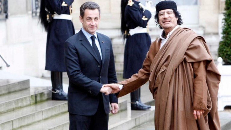 Финансирал ли е Кадафи кампанията на Саркози за президент