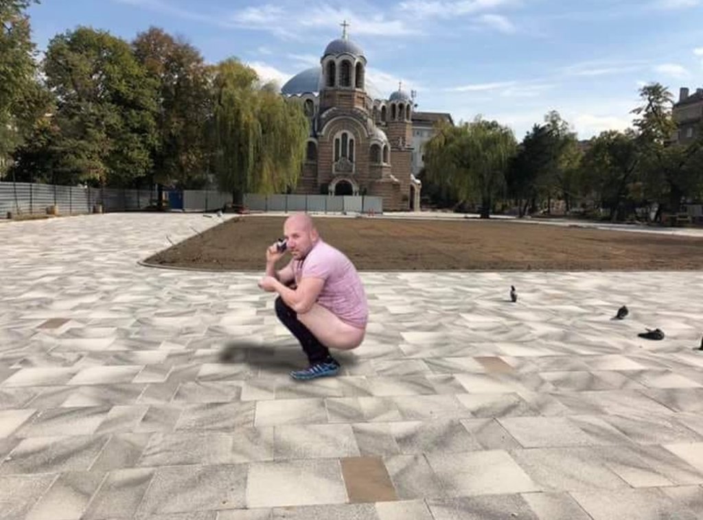 \"Динко по голяма нужда сред новото произведение на Фандъкова.\"