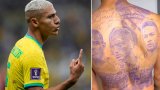 Гълъба си татуира собственото лице между Роналдо и Неймар