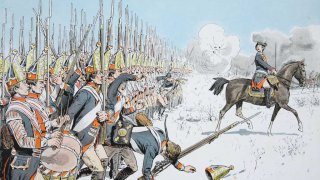 Prussian_infantry_advance_at_Leuthen