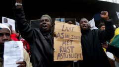 Протест на имигранти в Холандия