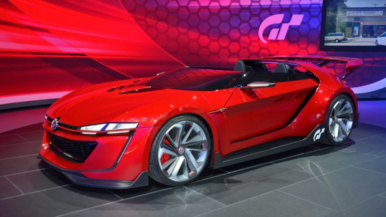 Volkswagen GTI Roadster
Концептът е базиран на друг концептуален модел – CGI, създаден, за да отбележи 15-ата годишнина на видео играта Gran Turismo. В Лос Анжелис прототипът дебютира с 3-литров FSI двигател с две турбини и 503 конски сили, 4MOTION задвижване на четирите колела и 7-степенна DSG трансмисия.
