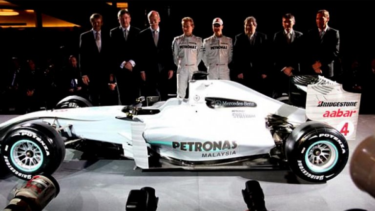Mercedes GP Petronas представи цветовете на болида