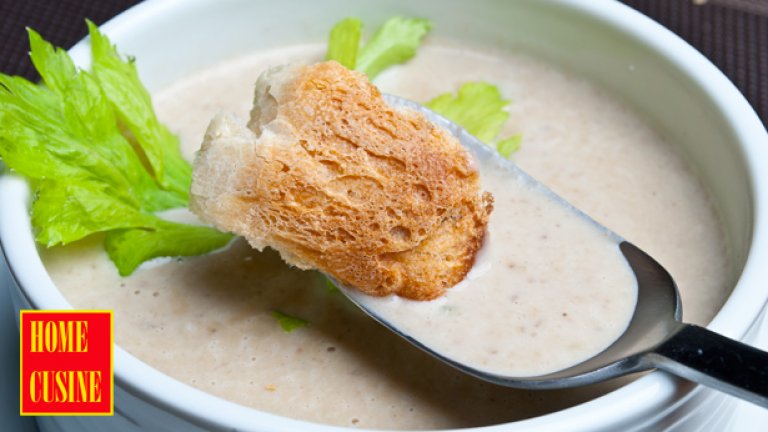 Крем супа с кестени и манатарки