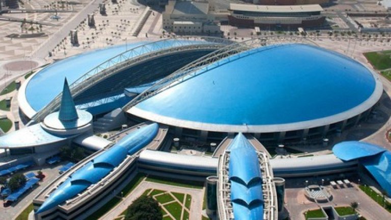 Aspire Academy, Катар
Базата може да приеме едновременно 13 различни спортни събития в климатично контролирана обстановка.
