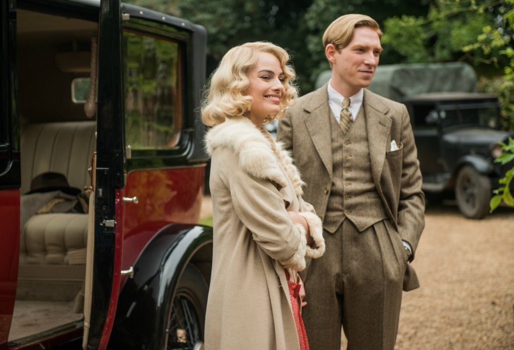 \"Сбогом, Кристофър Робин\" (Goodbye, Christopher Robin)
Веднага след \"Аз, Тоня\" Марго Роби влиза в ролята на майката на Кристофър Робин, Дафни Милн. Не дотам грижовна майка и съпруга, но великолепна икона на 20-те години, Роби напомня за по-красив