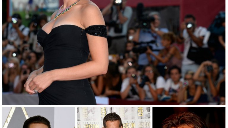 Джаред Лето, Райън Рейнолдс и Шон Пен (Скарлет Йохансон)